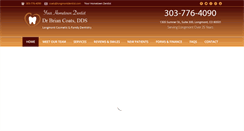 Desktop Screenshot of longmontdentist.com
