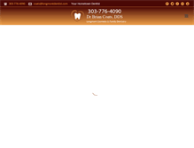 Tablet Screenshot of longmontdentist.com